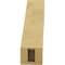 Ekena Millwork 3-inch W x 10-inch D x 10-inch H Geneva Rough Cedar Woodgrain TimberThane Knee Brace, Primed BRCUR03X10X10GNVRCPR - alternate 2